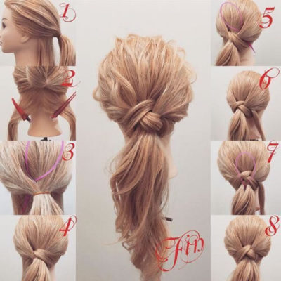 Best Step By Step Ponytail Hairstyle Tutorials