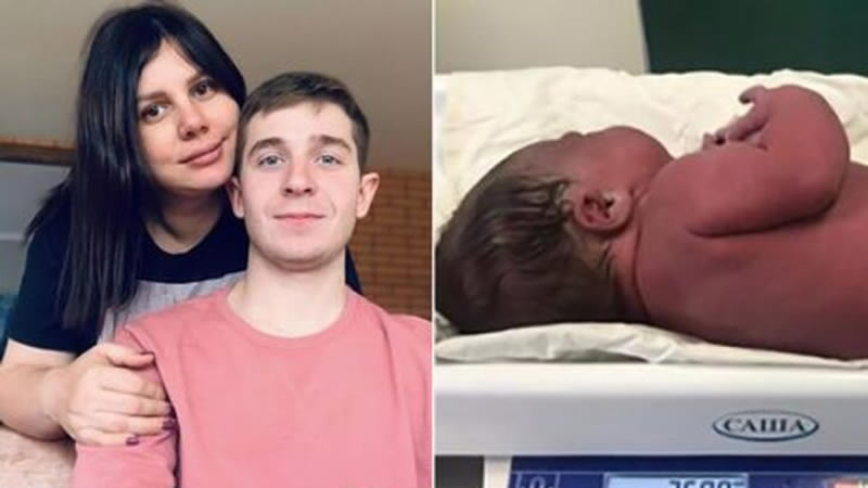 Russian influencer 36 shares first pic of baby