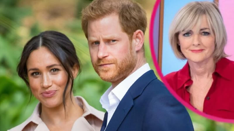 Prince Harry and Meghan Markle under fire by star Jane Moore.