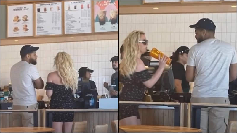 Britney Spears Seen With Bodyguard
