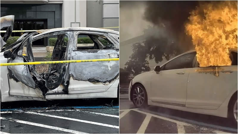 car-caught-fire