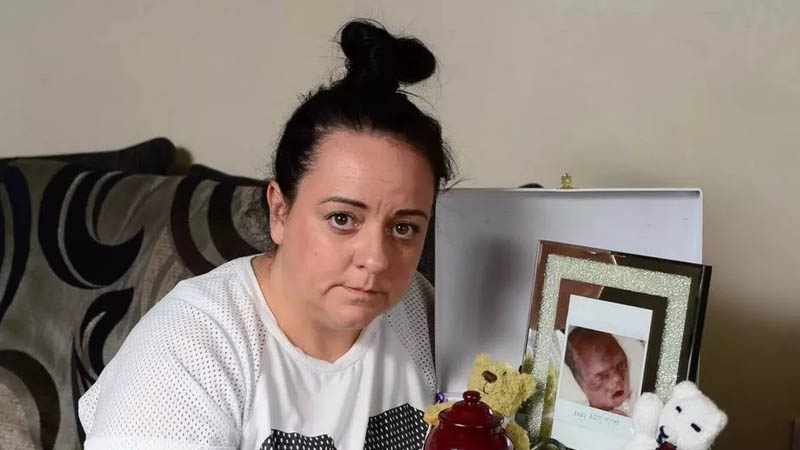 Julie Morrison at the time of the baby ashes scandal