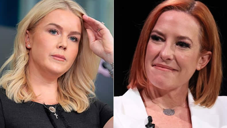 Karoline Leavitt and Jen Psaki