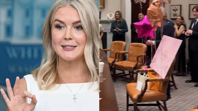 Karoline Leavitt surprised birthday Bash