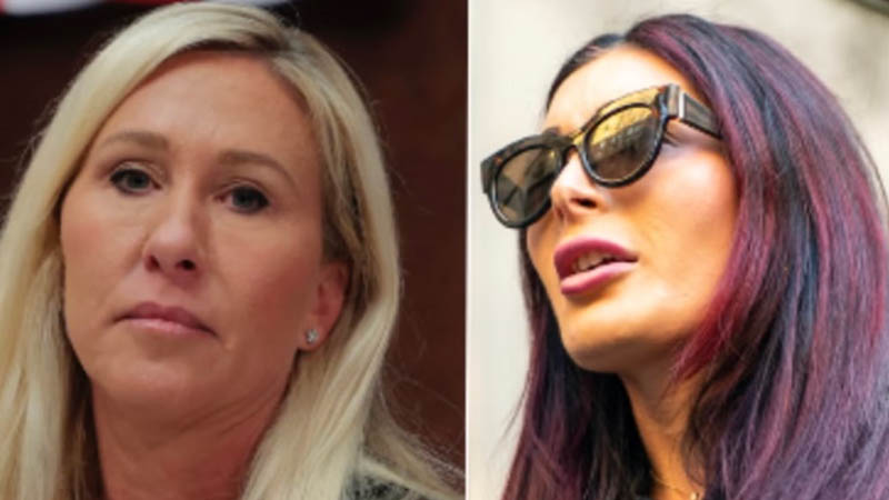 Marjorie Taylor Greene and Laura Loomer