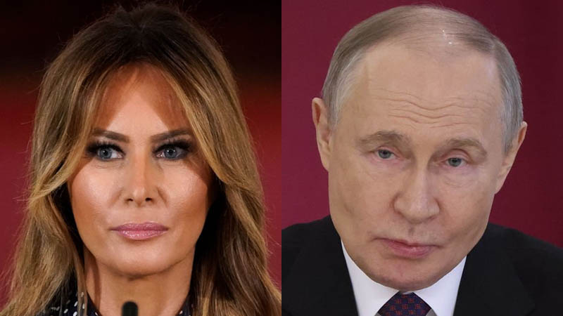 Melania Trump and Putin