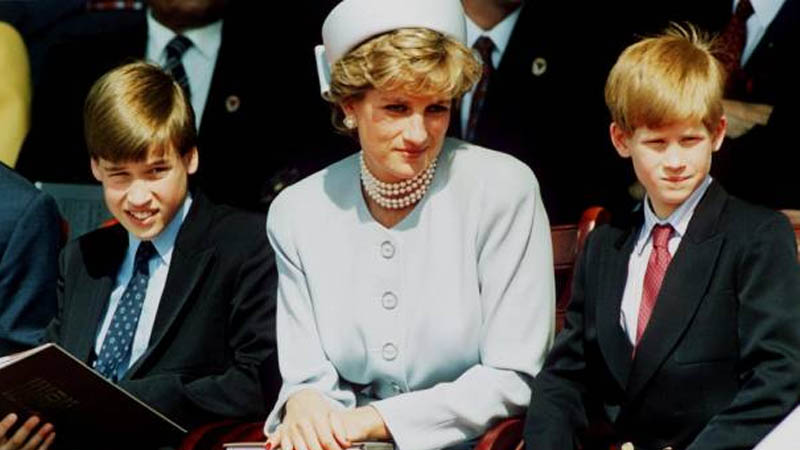 Princess Diana, William, Harry