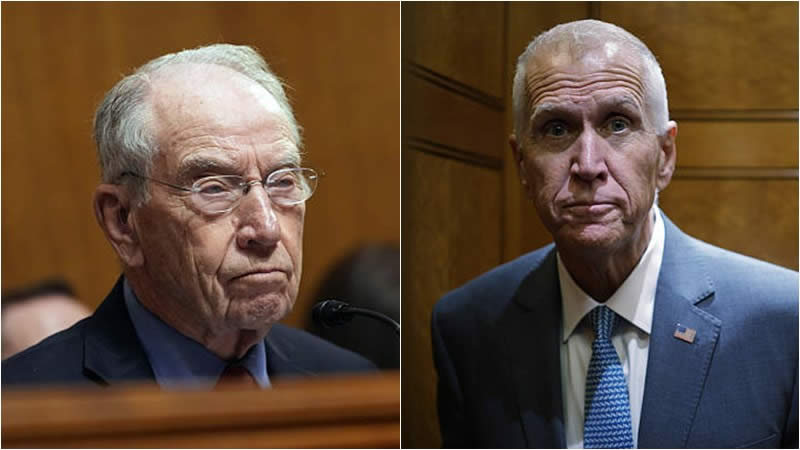 Thom Tillis and Chuck Grassley