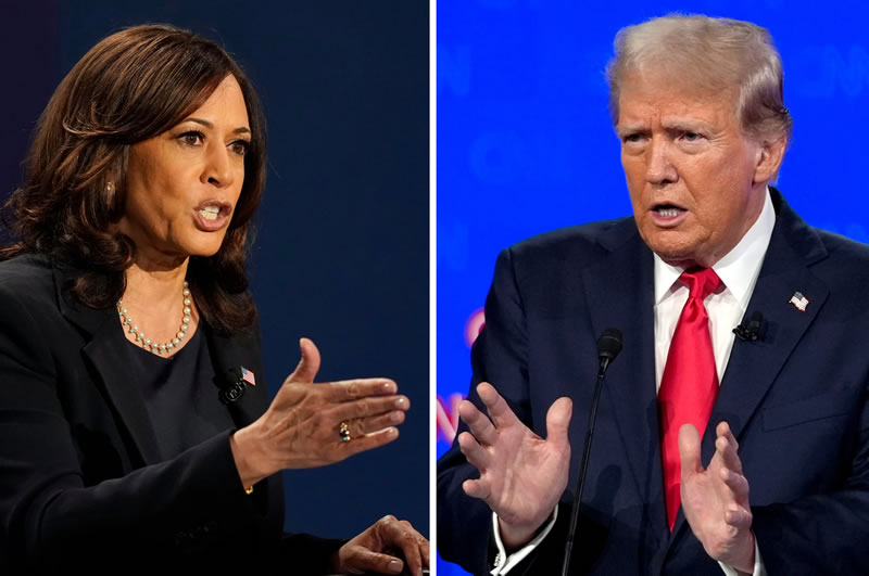 Trump with Kamala
