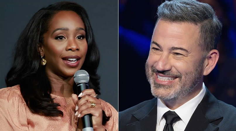 Abby Phillip and jimmy kimmel