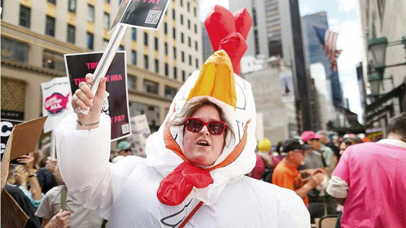 Anti-Trump protests NYC