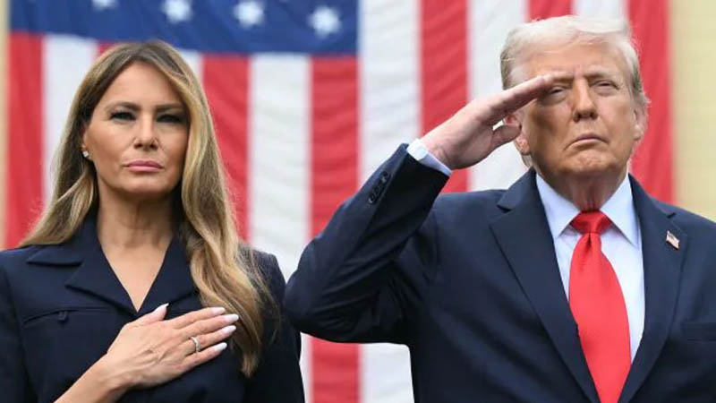 Donald Trump and First Lady Melania Trump