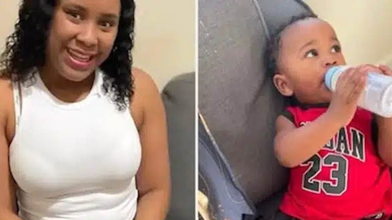 Geraldina Peguero and Jeyden Junior Peguero