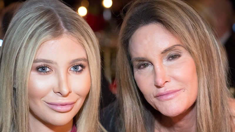 Sophia Hutchins and Caitlyn Jenner