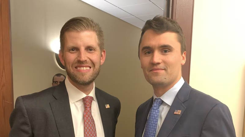 Eric trump and charlie kirk