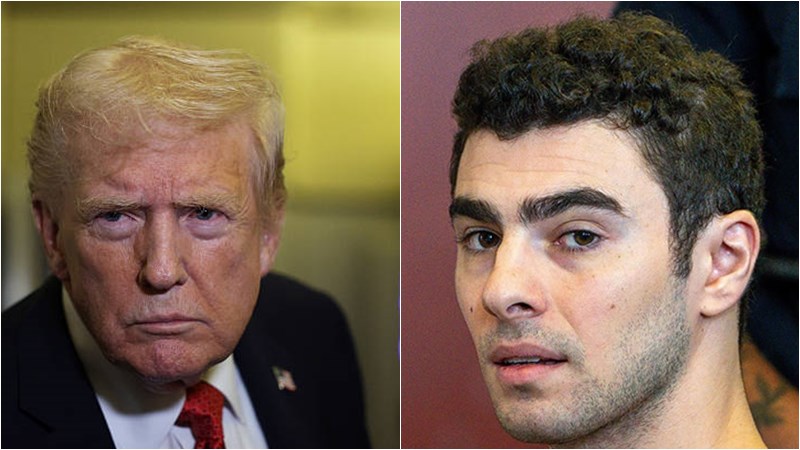 Donald Trump and Luigi Mangione