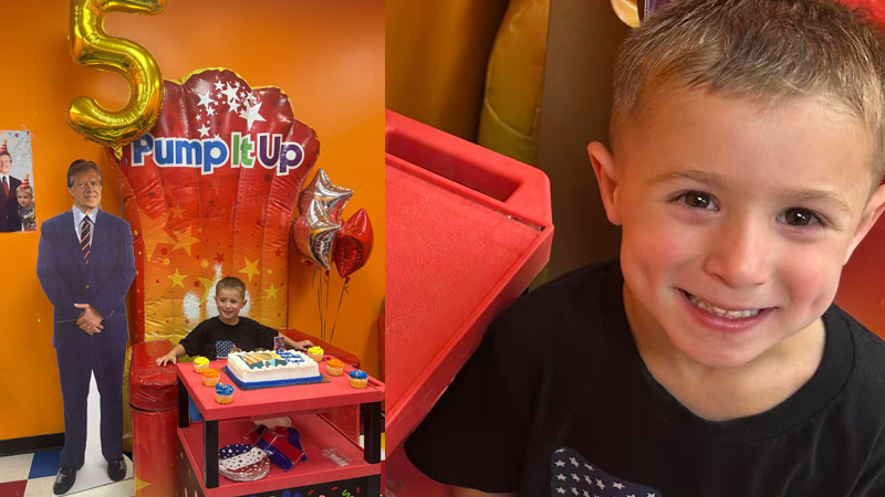 Five-Year-Old Superfan Wins Hearts With Jimmy Carter