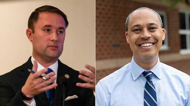 Jason Miyares and Jay Jones