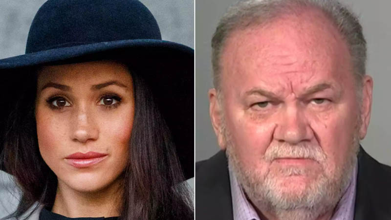 Meghan Markle and Thomas Markle