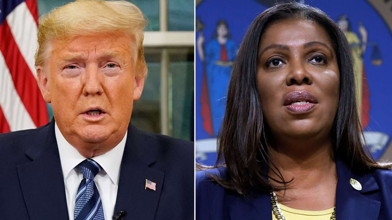 letitia james and trump