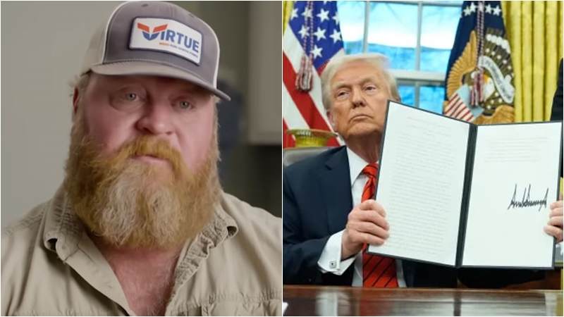 Arkansas farmer and president trump