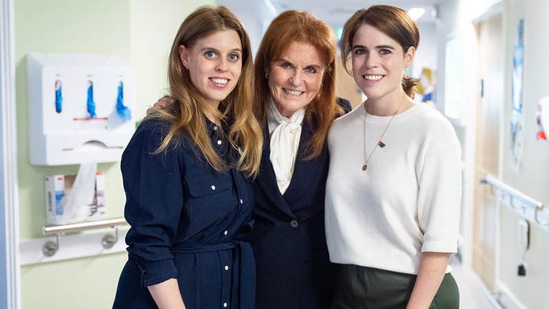 Beatrice and Eugenie and sarah