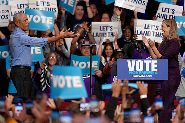 arack Obama and Representative Mikie Sherrill