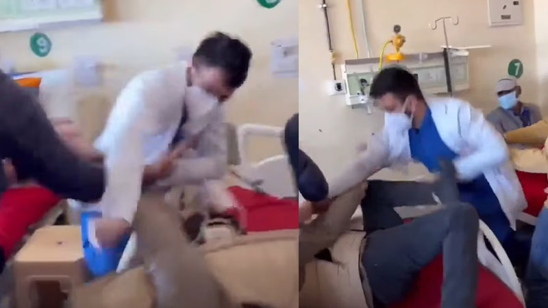 Doctor Assaults Patient With Breathing