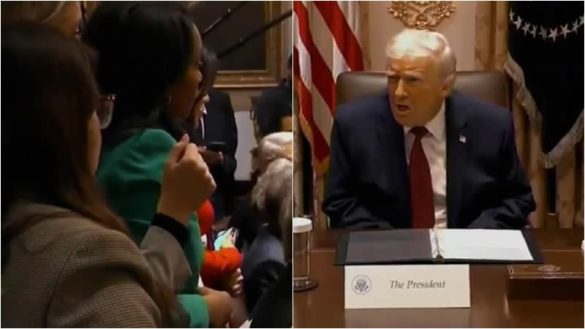 Trump Clashes with ABC’s Rachel Scott After Question on Boat-Strike Video. Photo Screenshot by Really American 🇺🇸 / X