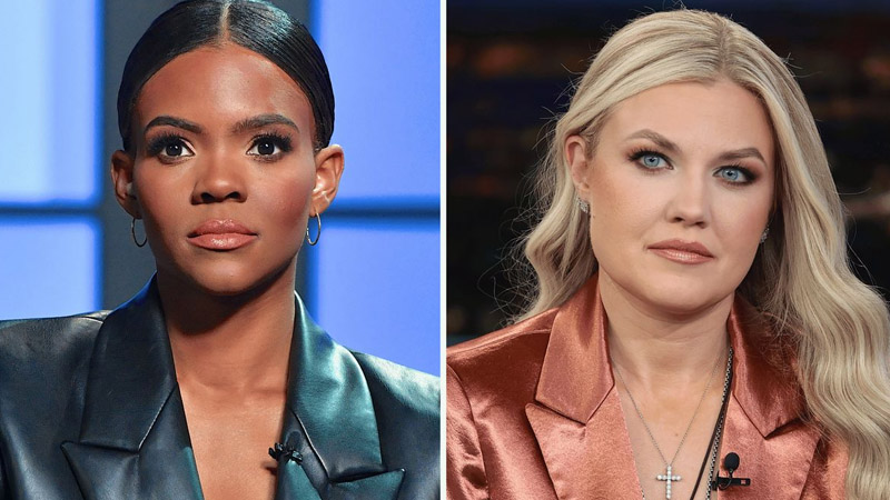 Candace Owens and Erika Kirk