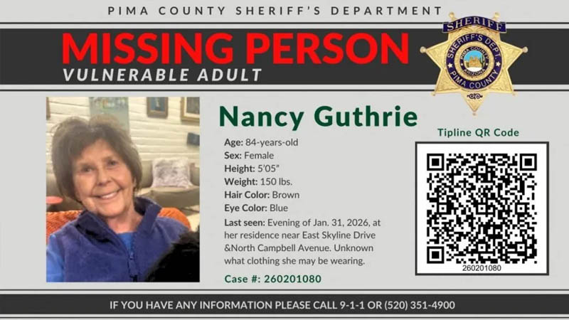 84 year old Nancy Guthrie