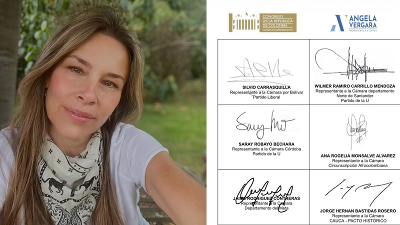 Colombian Congresswoman Angela Vergara