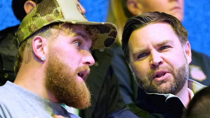 Jake Paul with JD Vance