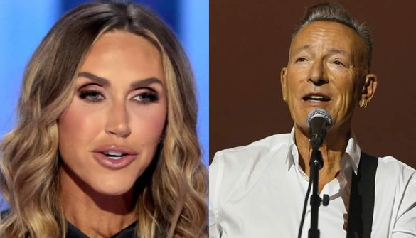 Lara Trump responds to Bruce Springsteen’s ICE protest song. (Photo by Getty Images)
