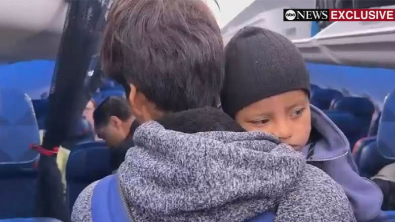 Liam Conejo Ramos and his father Adrian Conejo Arias