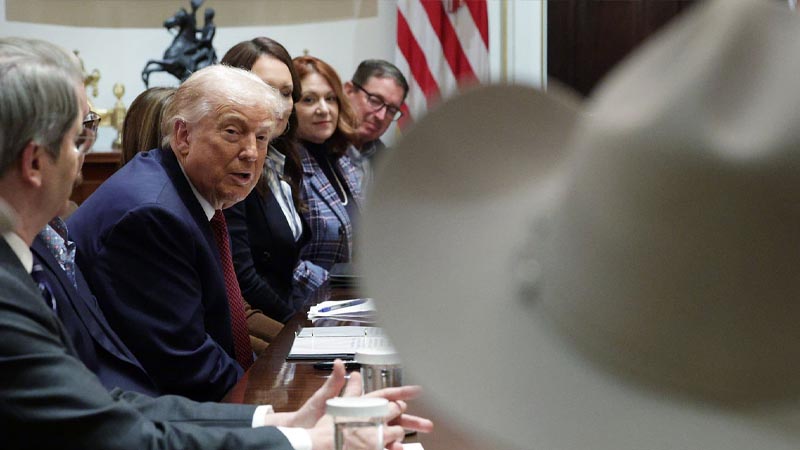 Trump Participates Roundtable On Farm