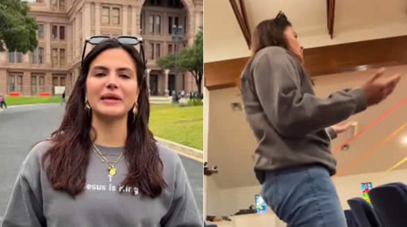 MAGA Influencer Valentina Gomez Banned from Texas Republican Party Events.  (Photo by Valentina Gomez / X)