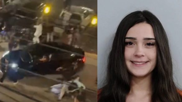 20-year-old woman from Kentucky was arrested (Photo by @Notwokenow/X)