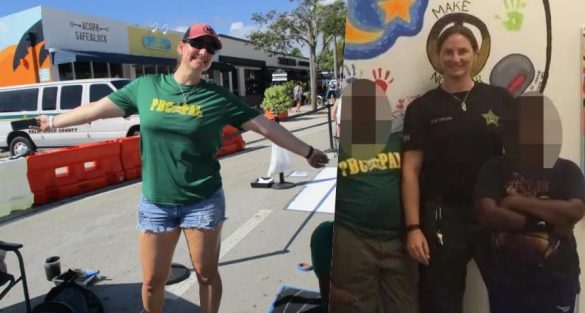 Florida deputy leaves force after investigation into explicit online content. (Photo by Palm Beach County PA)