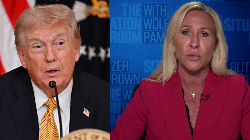 Marjorie Taylor Greene says she ‘completely disagrees’ with Trump’s direction and his handling of the epstein files