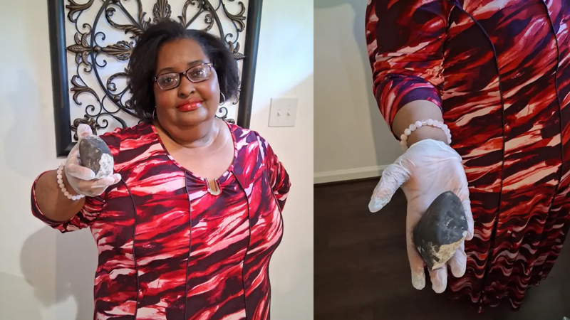 Houston woman stunned after meteorite crashes into bedroom