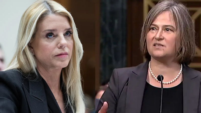 Pam Bondi and Laura Provinzino
