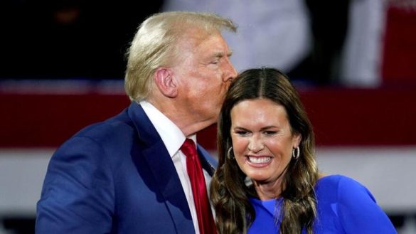 Republican Gov. Sarah Huckabee Sanders asked to leave Little Rock cafe after guests complained they felt ‘uncomfortable’.