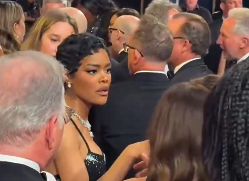 Teyana Taylor fight the Oscars