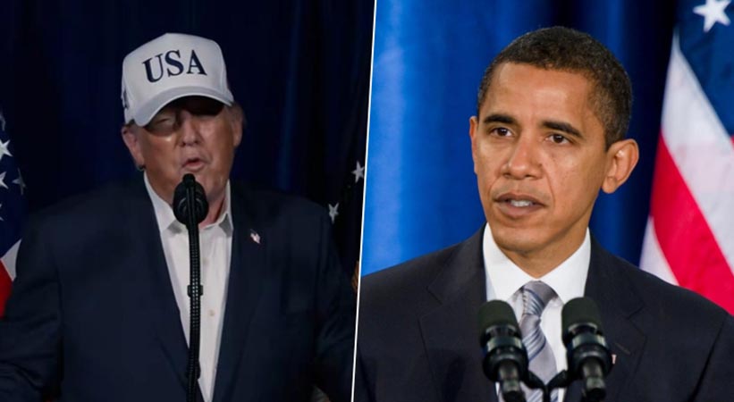 Trump and Obama