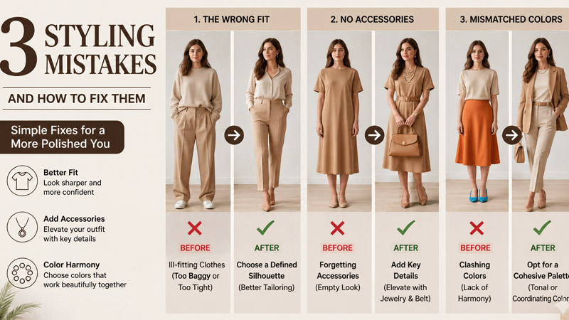 3 styling mistakes that can ruin your outfit