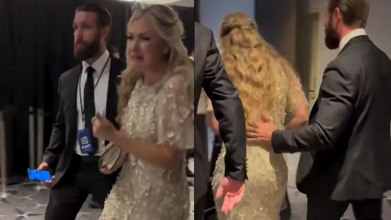 Erika Kirk was rushed out of the White House