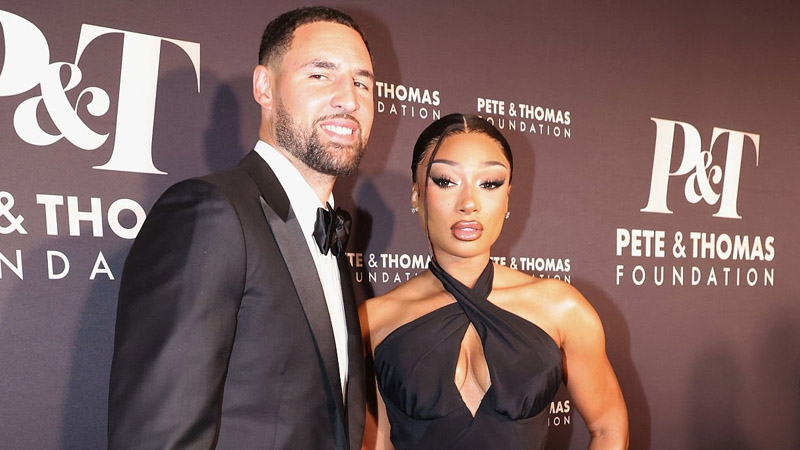 Klay Thompson and Megan Thee Stallion
