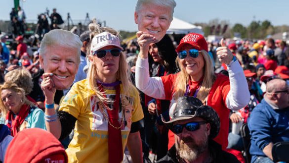 Georgia voters who switched to Trump now express doubts over Iran tensions and rising prices. (Photo by Elijah Nouvelage/Bloomberg via Getty Images)