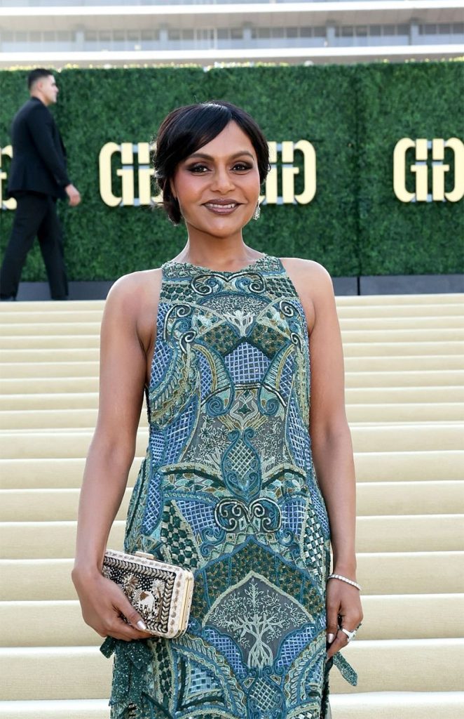 Mindy Kaling arrives at the Gold House 5th Annual Gold Gala at The Music Center